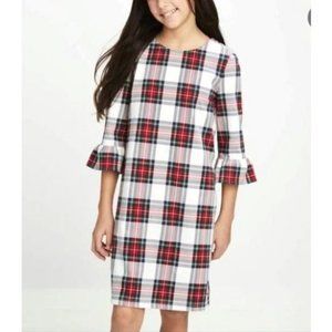 Vineyard Vines Girls' Plaid Dress - L (14)